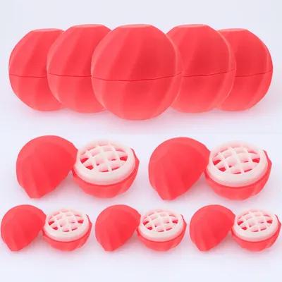 Egg Storage Holder - 10Pcs Lip Balm Sphere Containers Refillable
