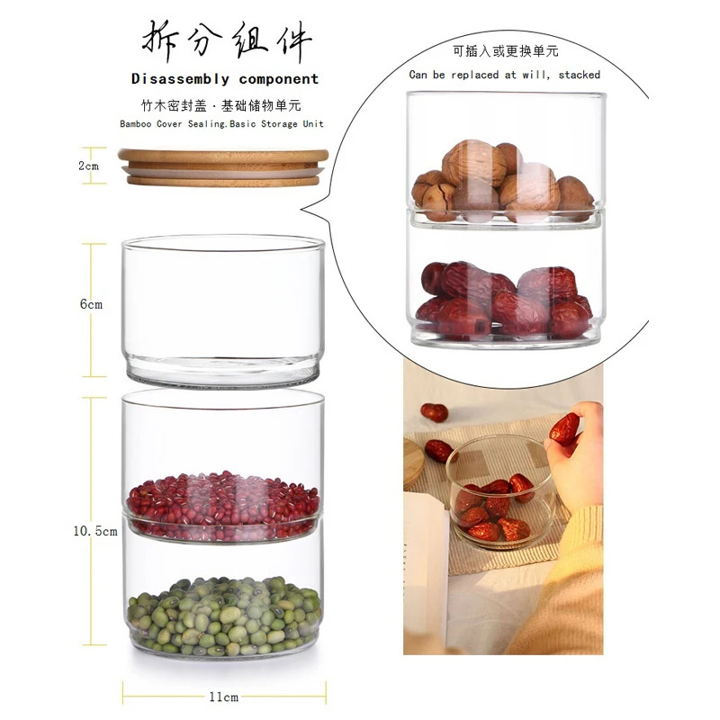 New1200 Ml 3-layer Glass Can K - Food Storage Lidl review and price