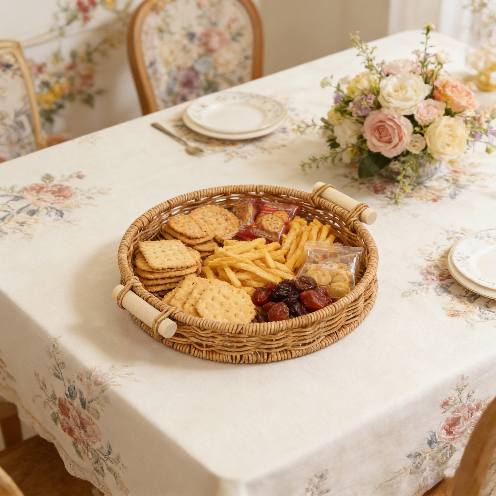 Imitation Rattan Bread Basket  - Food Storage Table review and price