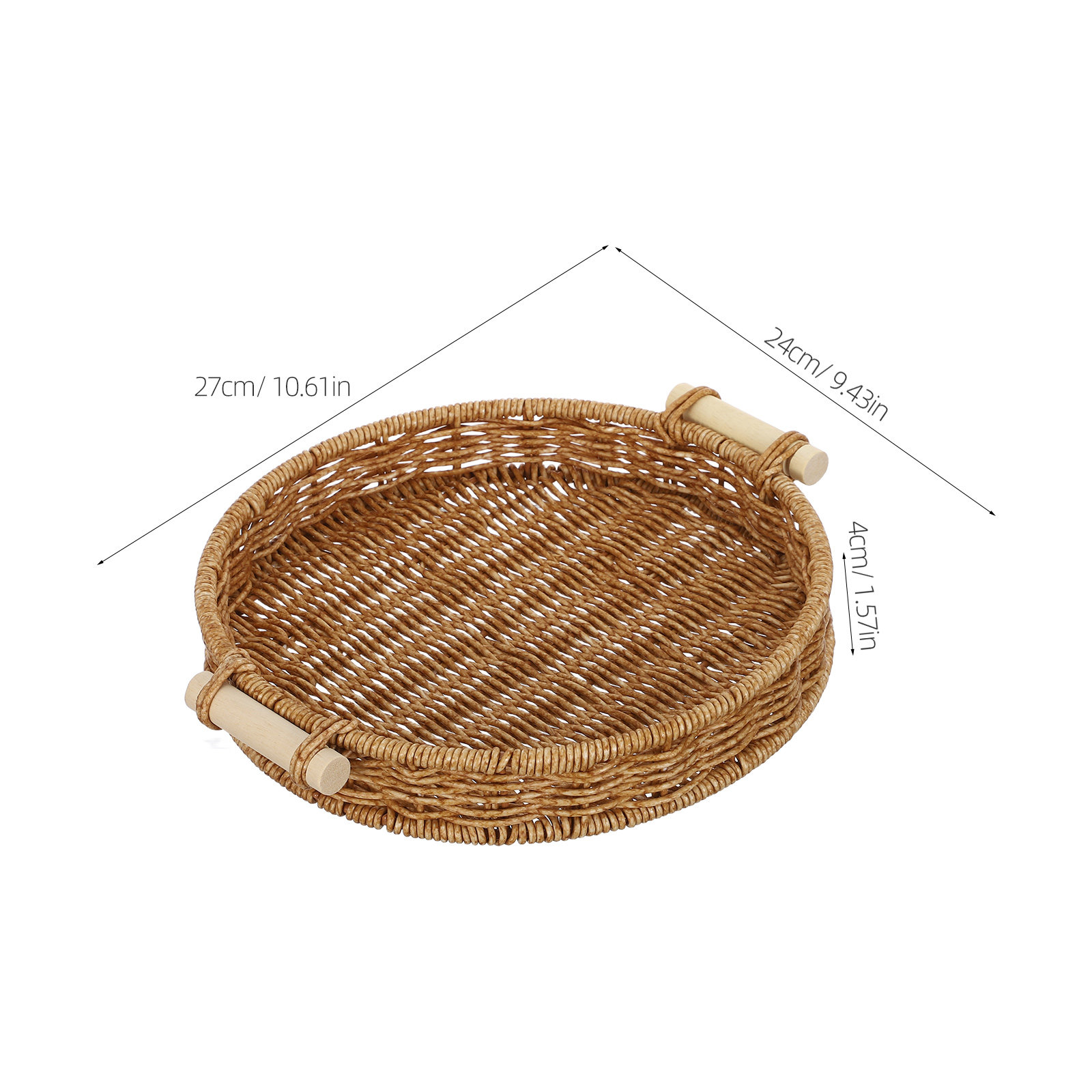 Imitation Rattan Bread Basket  - Food Storage Table review and price