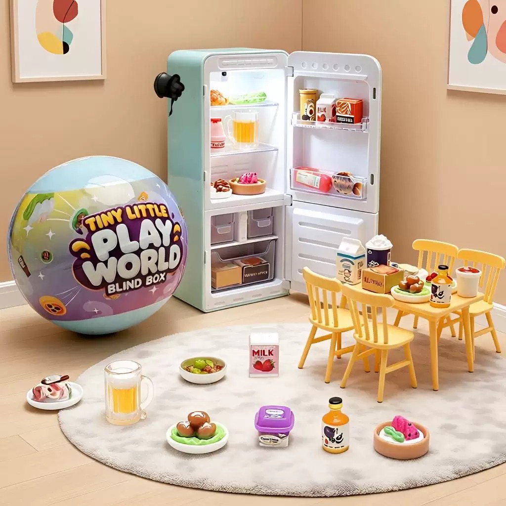 4-Color Mini Fridge Blind Box  - Food Storage Table review and price