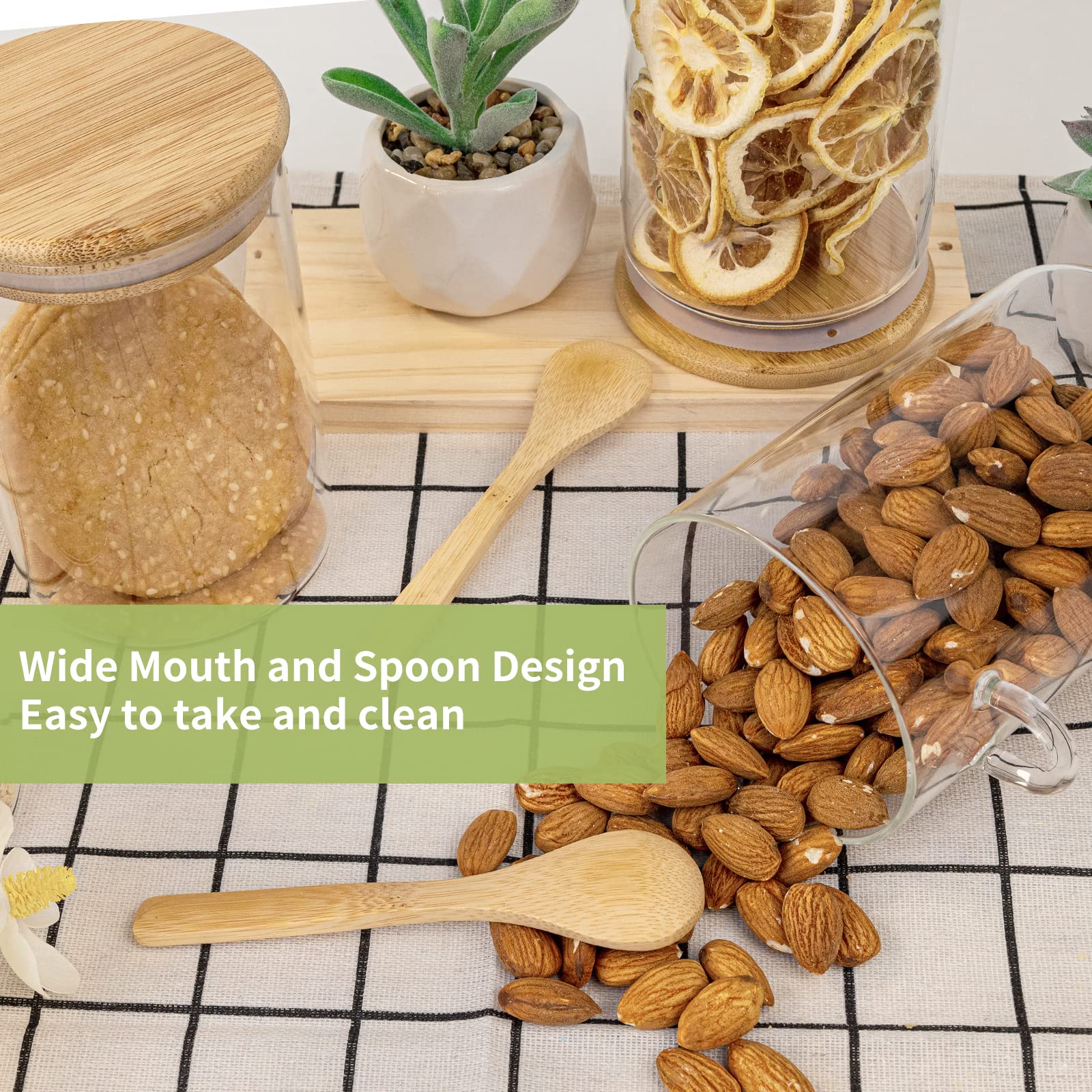 Airtight Food Storage Plastic  - Food Storage Jars With Wooden Lids review and price