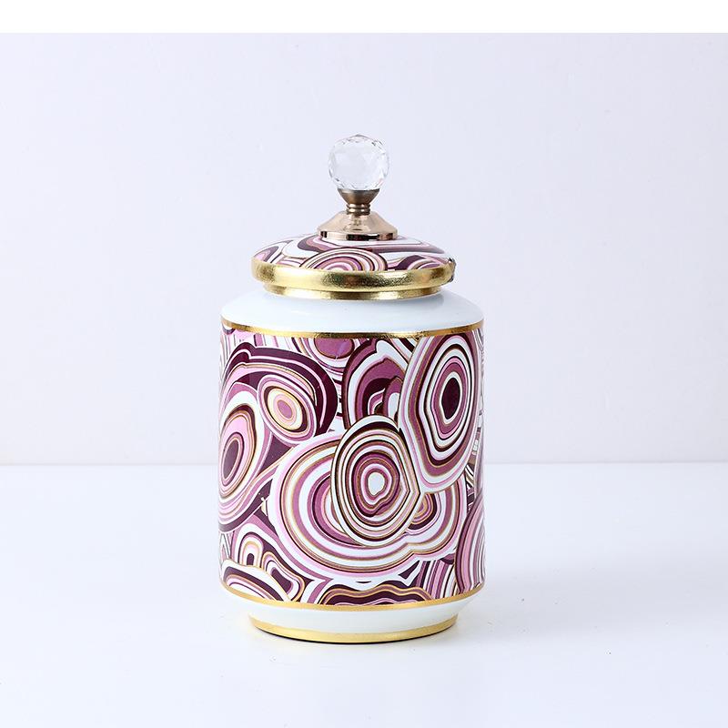 Purple Circle Painted Ceramic  - Food Storage Lidl review and price