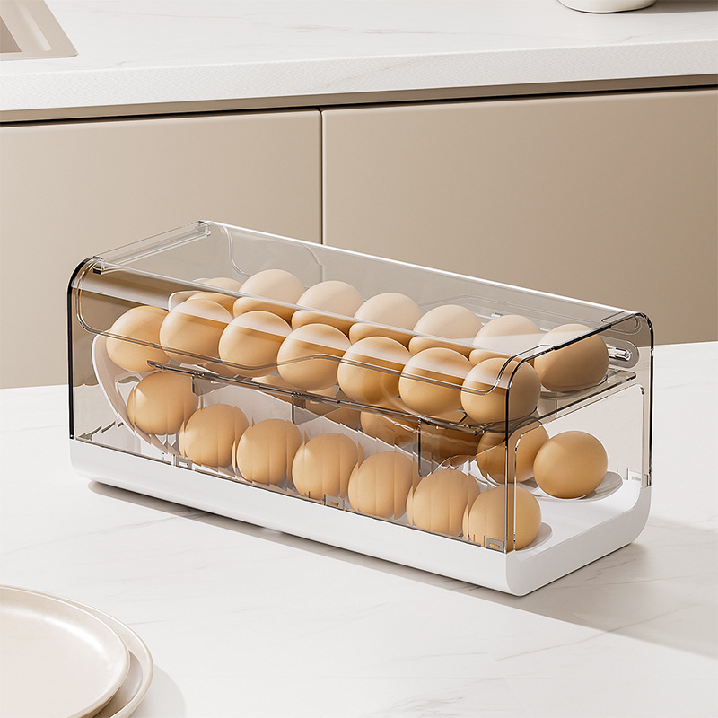 Automatic Rolling Egg Dispense - Egg Storage Holder review and price