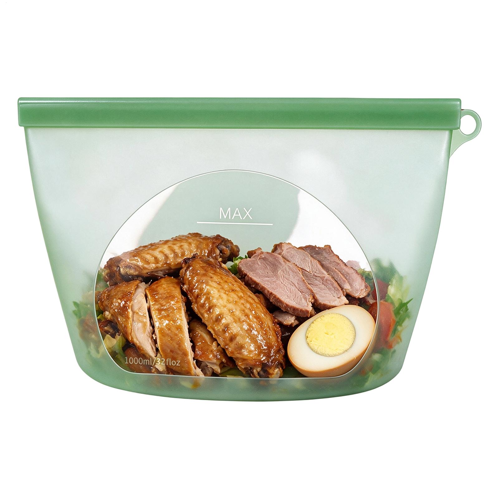 Silicone Food Storage Bags 100 - Food Storage Ziploc review and price