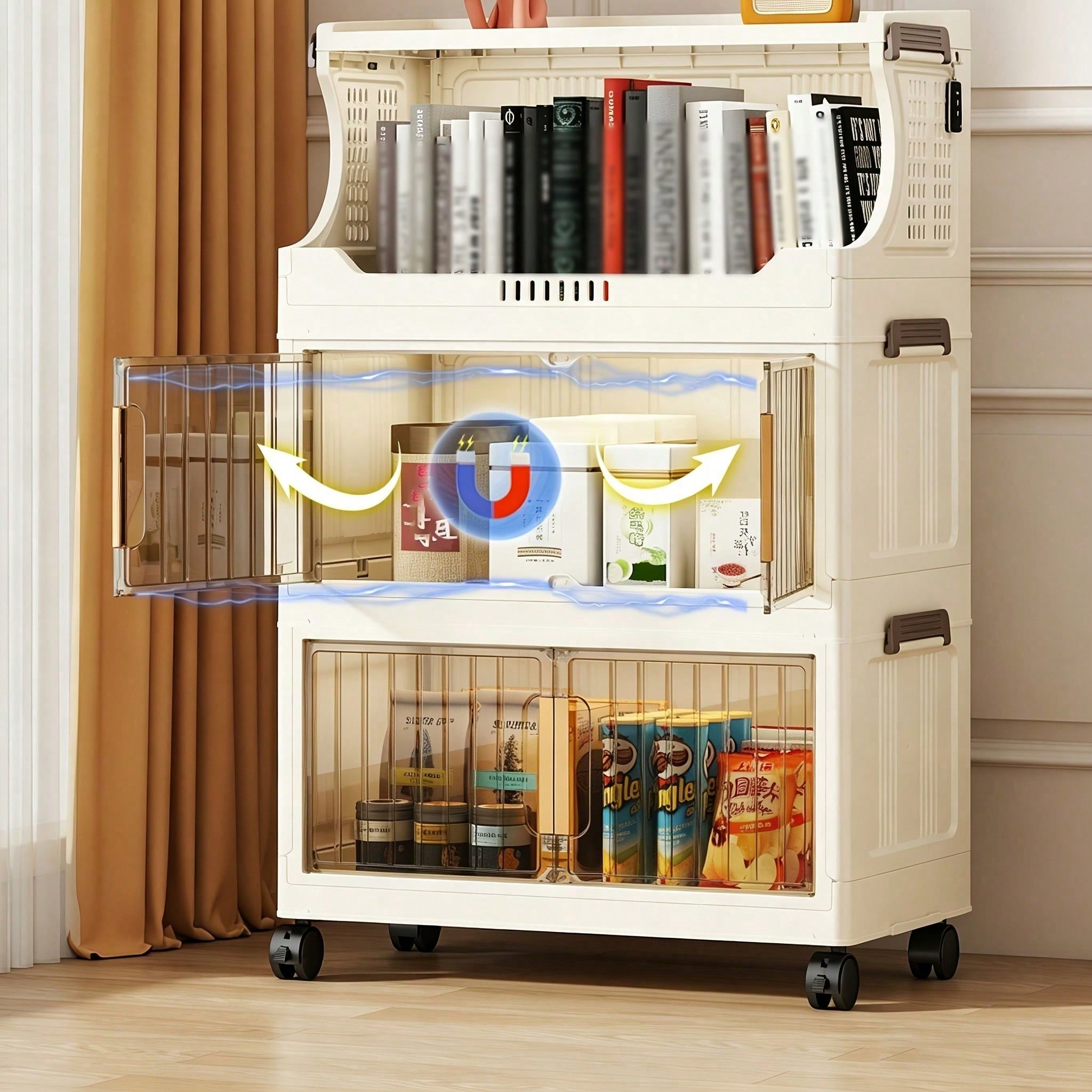20.8 Inch Width Collapsible St - Stackable Pantry Bin review and price