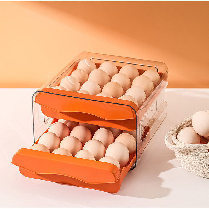Double Layer Egg Storage Box w - Egg Storage Holder review and price