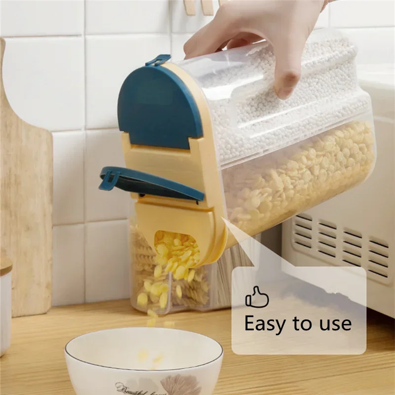 M/L Double Grid Cereals Jar Pl - Food Storage Lidl review and price