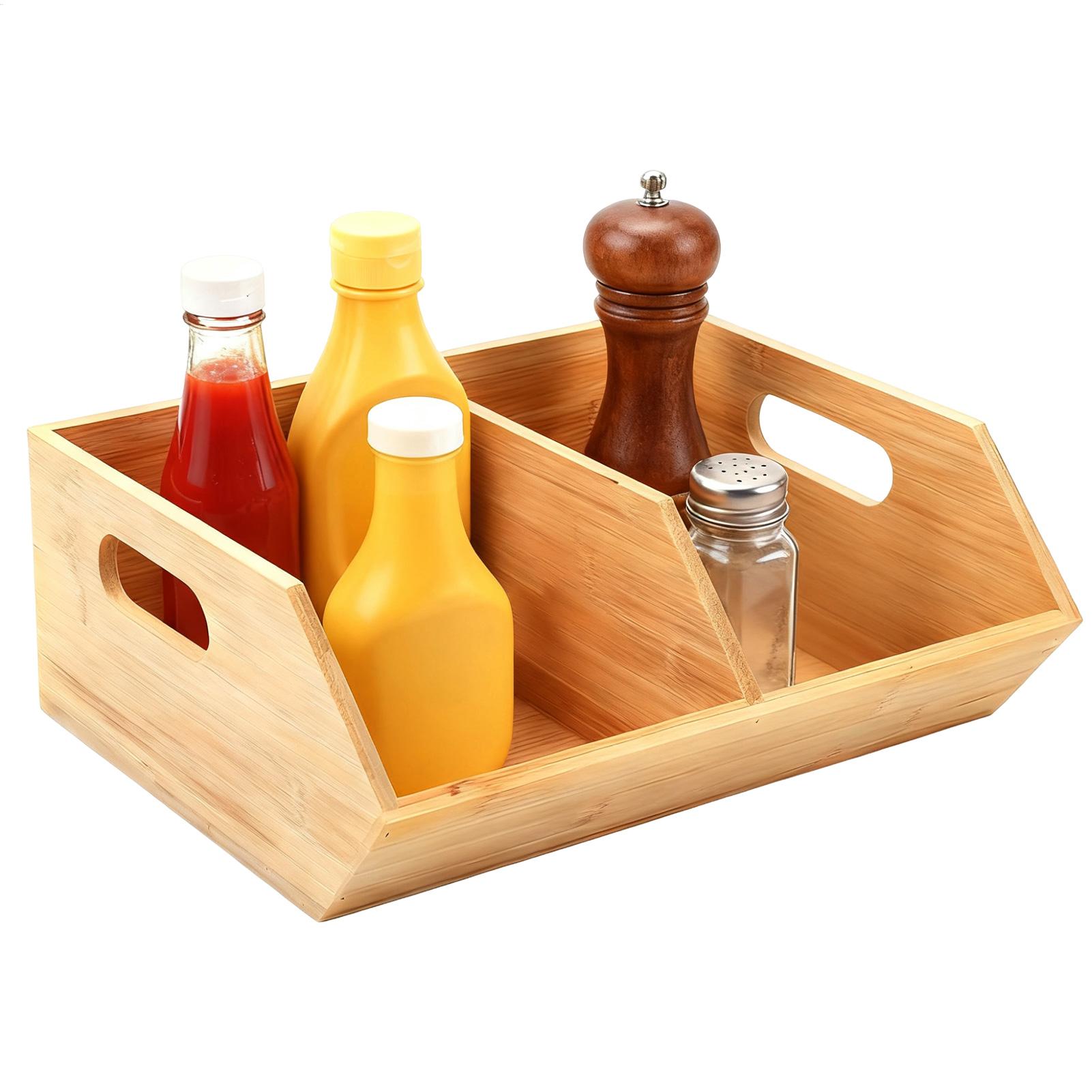 Pantry Storage Bins Wooden Con - Stackable Pantry Bin review and price