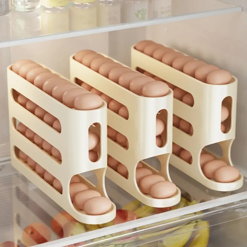 4 Layers Automatic Rolling Egg - Egg Storage Holder review and price