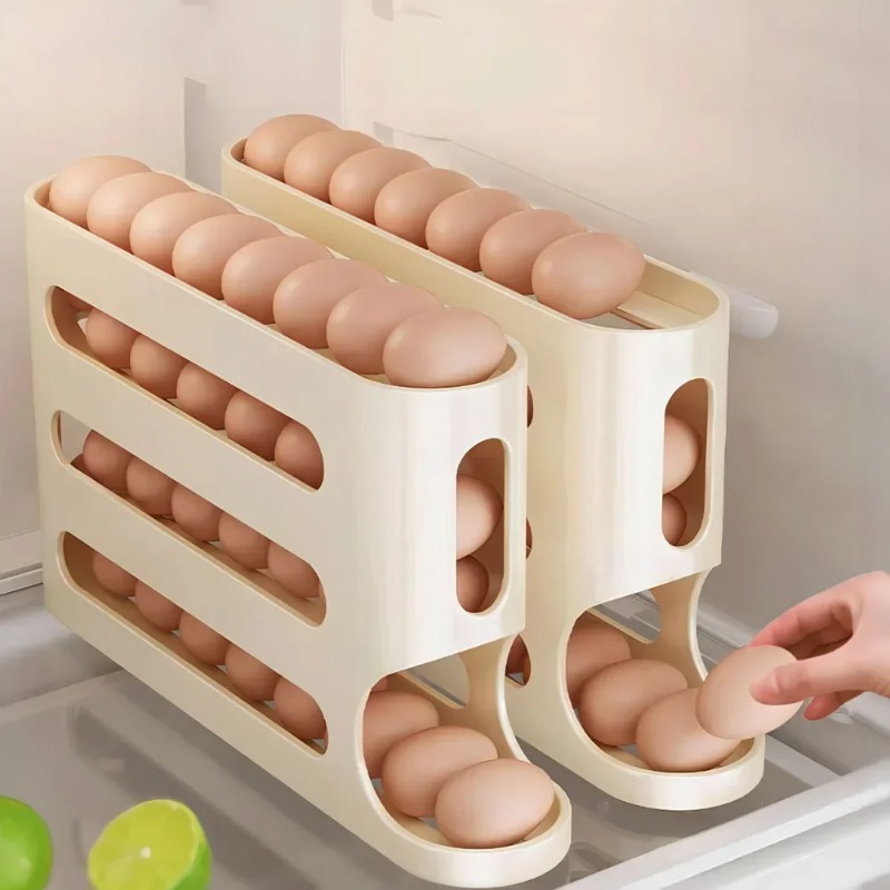 4 Layers Automatic Rolling Egg - Egg Storage Holder review and price