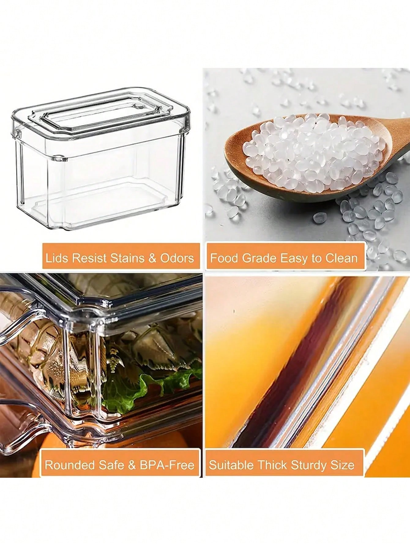 7 Pack Stackable Refrigerator  - Stackable Pantry Bin review and price