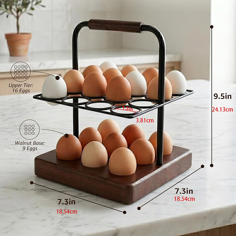 Farmhouse Egg Holder for Count - Egg Storage Holder review and price