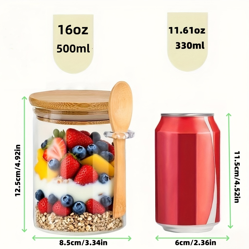 1/2/4/8Pcs Oatmeal Glass Cup S - Food Storage Lidl review and price