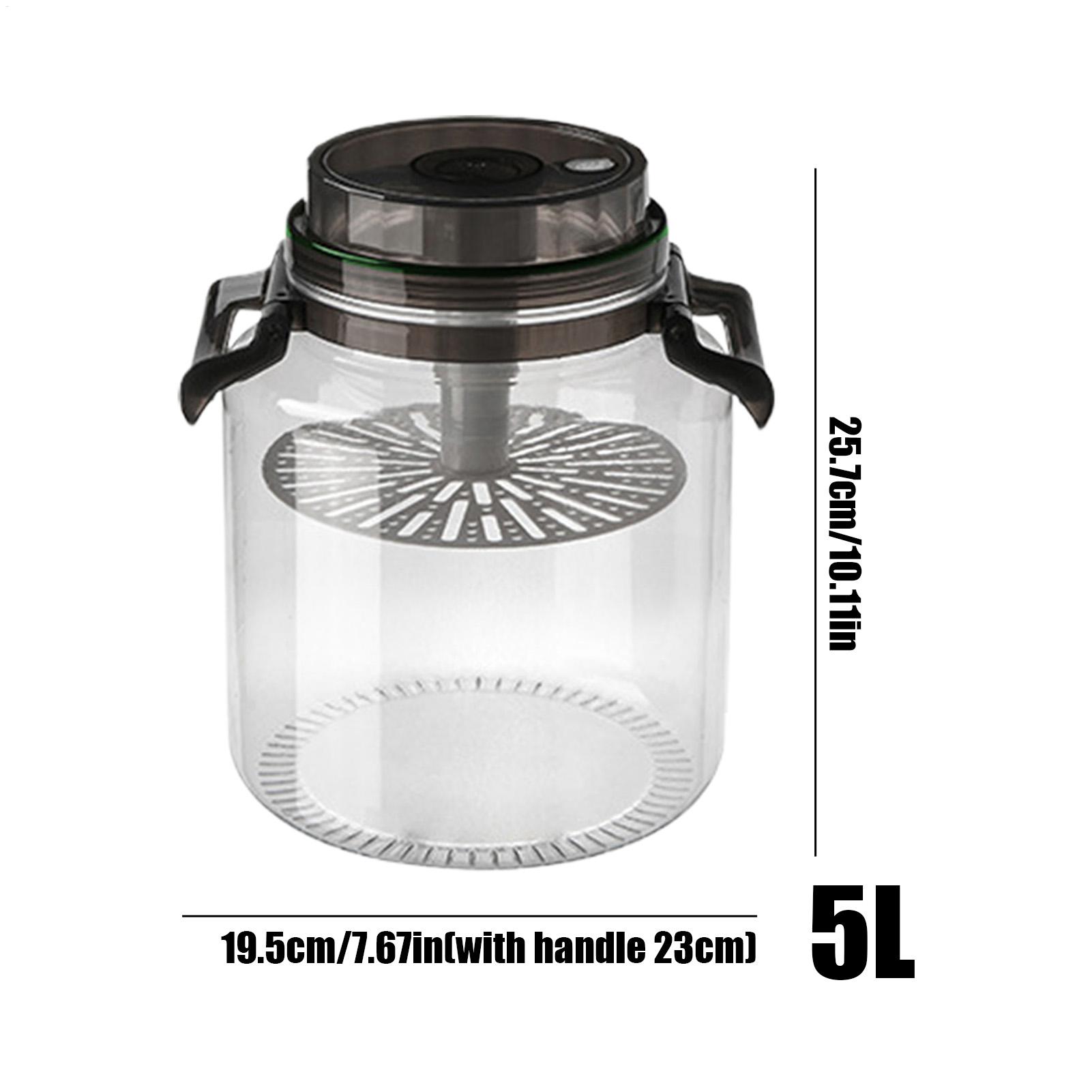 Pickle Jars with Lids 5L Round - Food Storage Lidl review and price