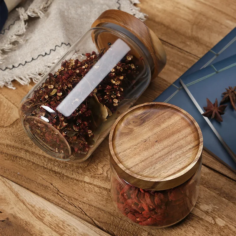 Kitchen Sealed Wooden Lid Glas - Food Storage Lidl review and price