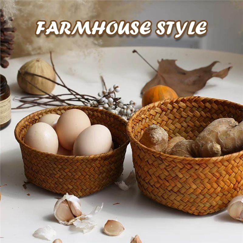B23B Small Seagrass Woven Stor - Stackable Pantry Bin review and price