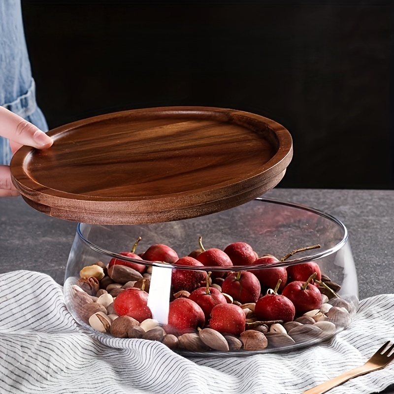 Glass Canisters with Wooden Li - Food Storage Lidl review and price