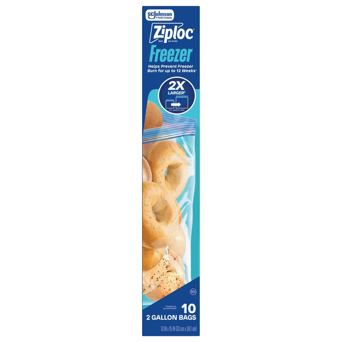 Ziploc Two Gallon Freezer Bags - Food Storage Ziploc review and price
