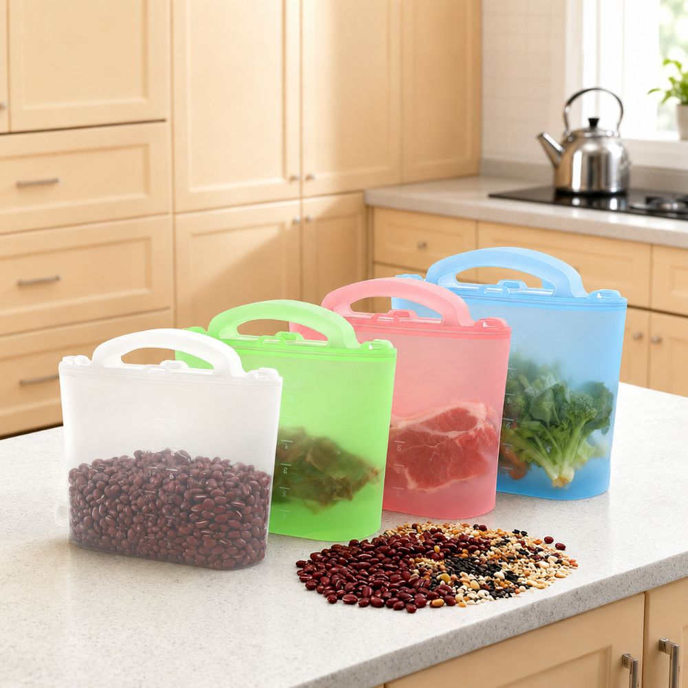 1500ml Food Storage Bags Reusa - Food Storage Ziploc review and price