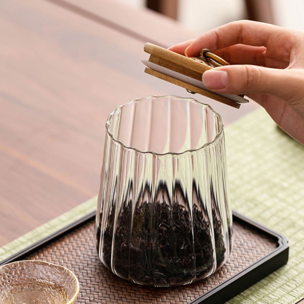 Food Container Kitchen Storage - Food Storage Jars With Wooden Lids review and price