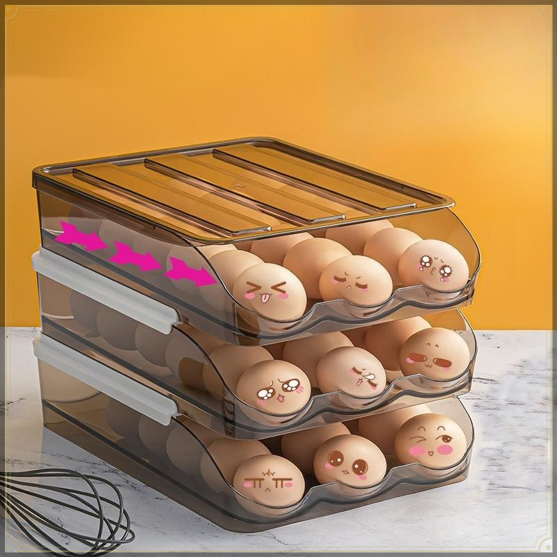 Rolling Egg Storage Box PET St - Egg Storage Holder review and price