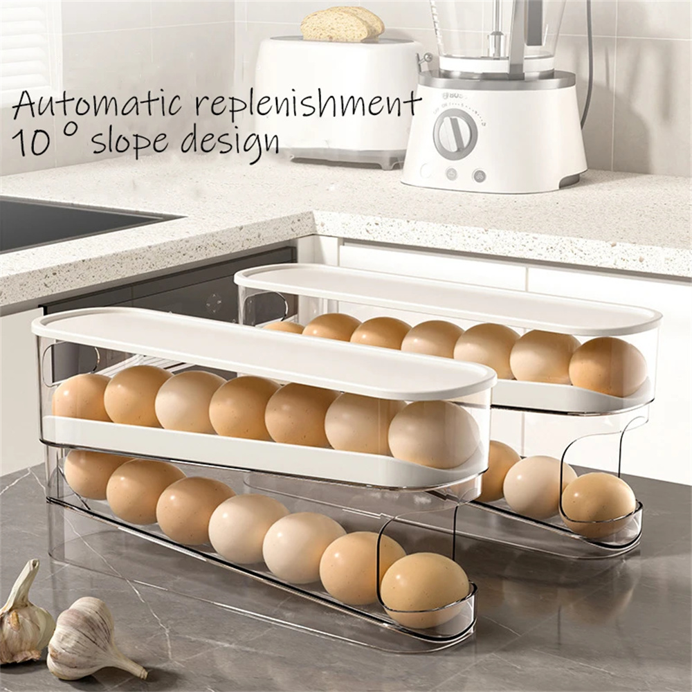 1PC Slide Type Egg Carton Doub - Egg Storage Holder review and price
